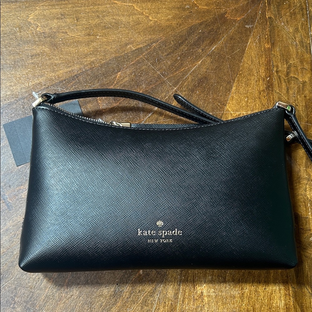 Kate Spade Black Leather Clutch